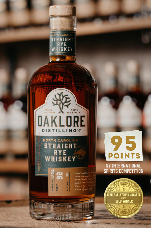 Oaklore North Carolina Straight Rye Whiskey