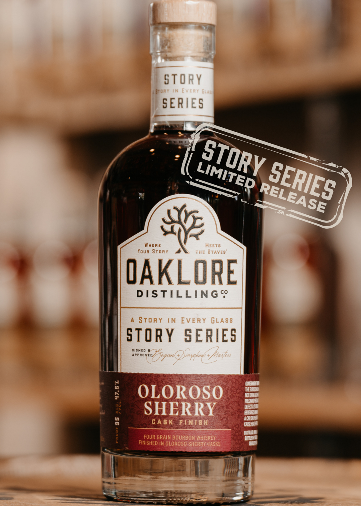 Oaklore Oloroso Sherry Cask Finished Bourbon Whiskey